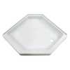 Lippert 32IN X 32IN NEO ANGLE SHOWER PAN; RIGHT DRAIN; 6.625IN APRON - WHITE 209744